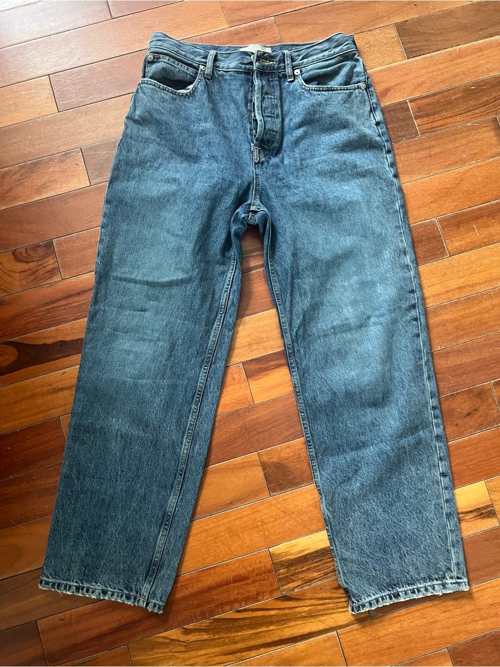 Everlane Women’s Straight leg button fly jeans Size 29 Long 0093